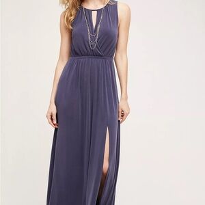 Anthropologie Moulinette Soeurs Maxi Dress in Carbon Size S